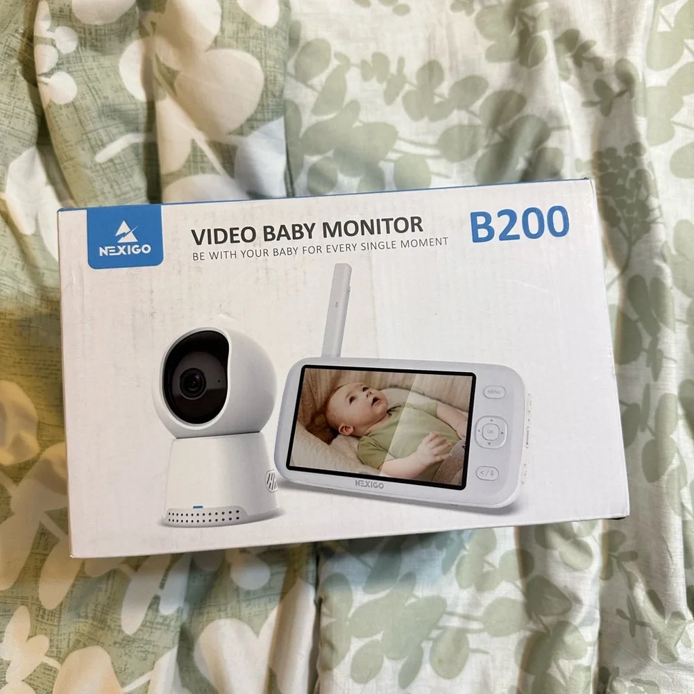 NexiGo B200 Baby Monitor with Camera - Blue - New in Box